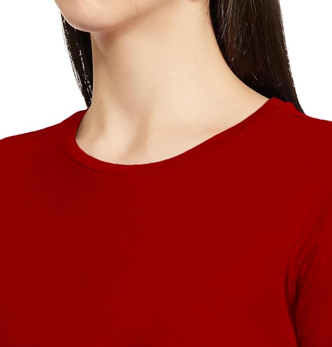 Women Cotton Printed Regular Fit T-Shirt | Stylish Round Neck Graphic Tshirt - WRN-BUTGOD2