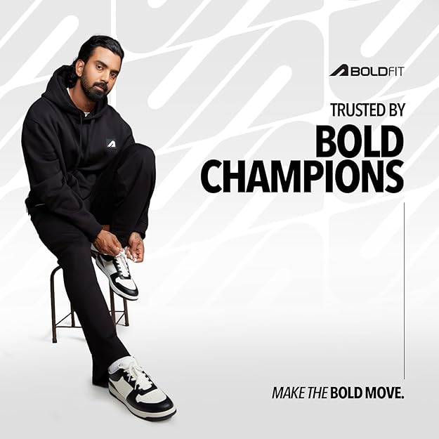 Boldfit Shoes for Man Stylish Sneakers for Man Comfortable Shoes for Men Casual Lace Up Sneakers for Men Lightweight Casual Sneaker Shoe for Boys