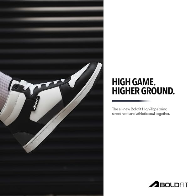 Boldfit Sneakers for Man Lightweight Shoes for Men Comfortable Sneakers for Men Casual Shoes Mens Soft Cushion Insole Lace Up Casual Boys Shoe Sneaker ZeonX