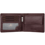 Wallet Men Brown Genuine Leather Gift Set