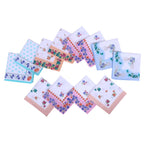 Soft Cotton Hankies for Woman | Hankies for Girls | White Border Ladies Hanky | Skin Care Hanky for Girls