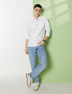Men's  Double Pocket Shirt - Regular Fit |  Pure Cotton