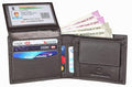 Wallet Men Brown Genuine Leather Gift Set
